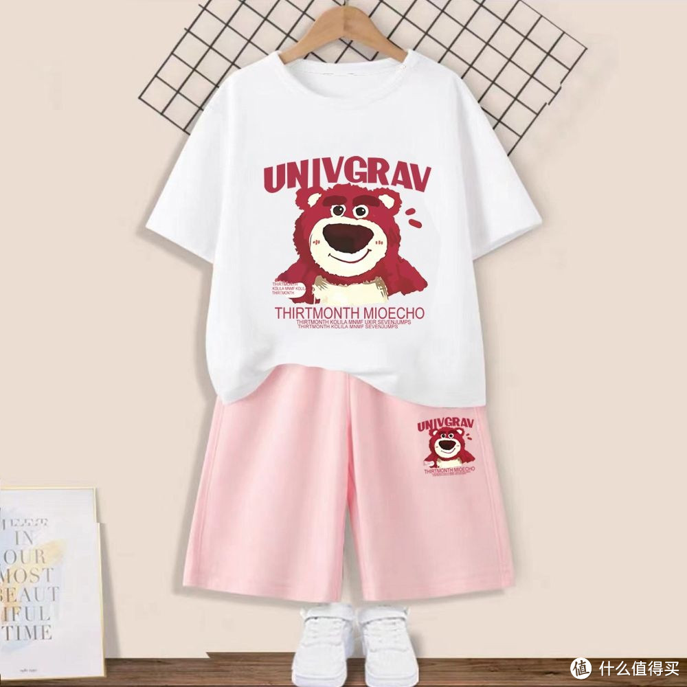 草莓熊短袖套装，适合你的不只是夏天！